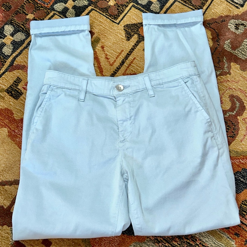 AG Adriano Goldschmied The Caden Tailored Trouser Light Blue sz 25 R
